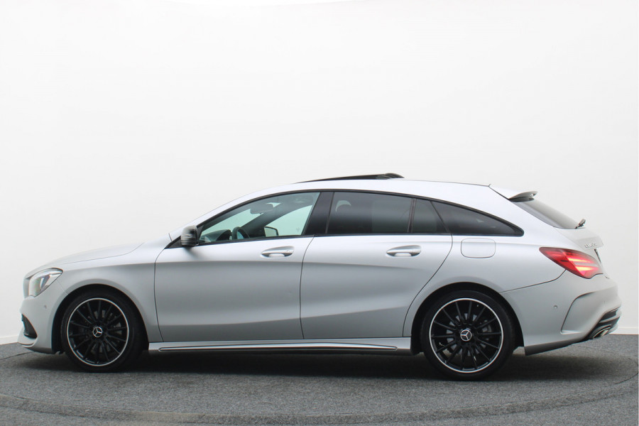 Mercedes-Benz CLA-Klasse Shooting Brake 250 Prestige AMG Panoramadak, Camera, LED, Navigatie, Trekhaak, PDC, 18"