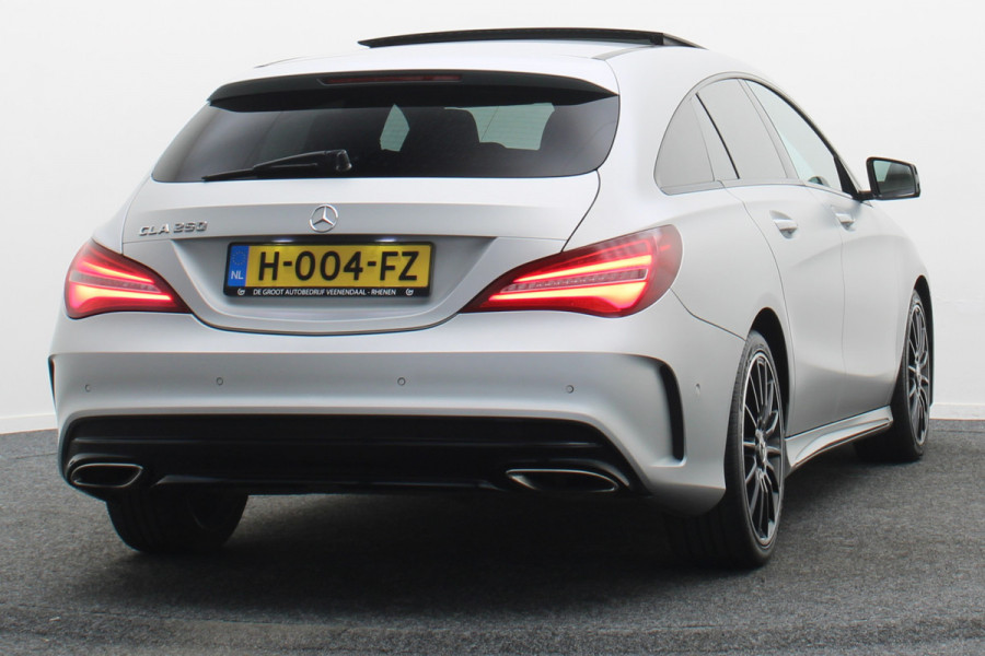 Mercedes-Benz CLA-Klasse Shooting Brake 250 Prestige AMG Panoramadak, Camera, LED, Navigatie, Trekhaak, PDC, 18"
