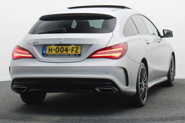 Mercedes-Benz CLA-Klasse Shooting Brake 250 Prestige AMG Panoramadak, Camera, LED, Navigatie, Trekhaak, PDC, 18"