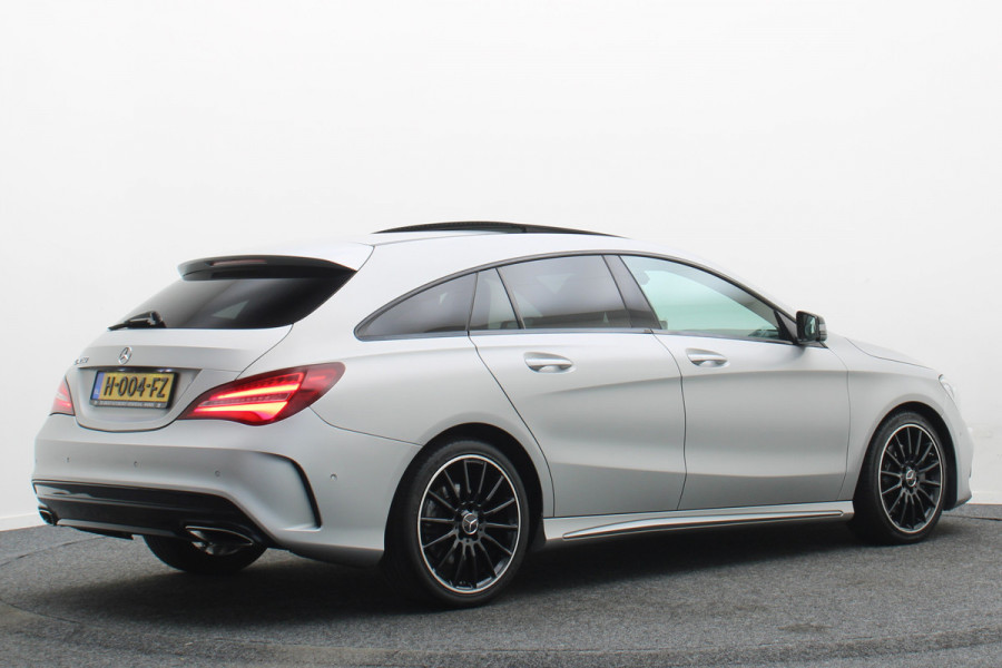 Mercedes-Benz CLA-Klasse Shooting Brake 250 Prestige AMG Panoramadak, Camera, LED, Navigatie, Trekhaak, PDC, 18"