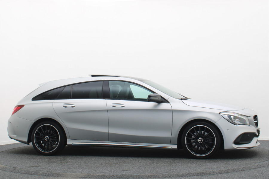 Mercedes-Benz CLA-Klasse Shooting Brake 250 Prestige AMG Panoramadak, Camera, LED, Navigatie, Trekhaak, PDC, 18"