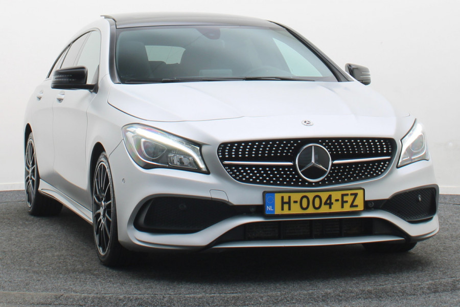 Mercedes-Benz CLA-Klasse Shooting Brake 250 Prestige AMG Panoramadak, Camera, LED, Navigatie, Trekhaak, PDC, 18"