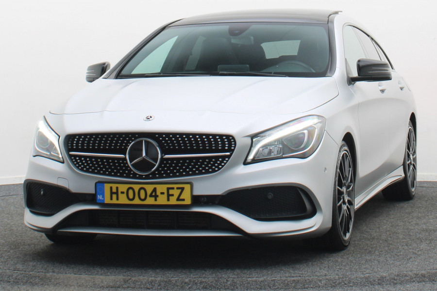 Mercedes-Benz CLA-Klasse Shooting Brake 250 Prestige AMG Panoramadak, Camera, LED, Navigatie, Trekhaak, PDC, 18"