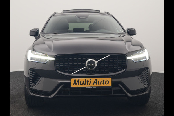 Volvo XC60 T6 AWD R-Design Long Range PHEV 398pk Dealer O.H | Trekhaak Af Fabriek | Panodak | Adaptive Cruise | Harman / Kardon | Camera | Lederen Sportstoelen Memory & Verwarmd | Keyless | Google Assist | Pilot Assist | Navigatie | Virtual | DAB | 21"L.M | Plug In Hybrid |