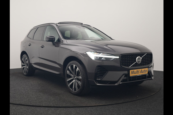 Volvo XC60 T6 AWD R-Design Long Range PHEV 398pk Dealer O.H | Trekhaak Af Fabriek | Panodak | Adaptive Cruise | Harman / Kardon | Camera | Lederen Sportstoelen Memory & Verwarmd | Keyless | Google Assist | Pilot Assist | Navigatie | Virtual | DAB | 21"L.M | Plug In Hybrid |