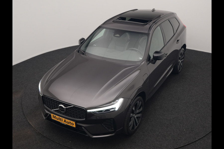 Volvo XC60 T6 AWD R-Design Long Range PHEV 398pk Dealer O.H | Trekhaak Af Fabriek | Panodak | Adaptive Cruise | Harman / Kardon | Camera | Lederen Sportstoelen Memory & Verwarmd | Keyless | Google Assist | Pilot Assist | Navigatie | Virtual | DAB | 21"L.M | Plug In Hybrid |