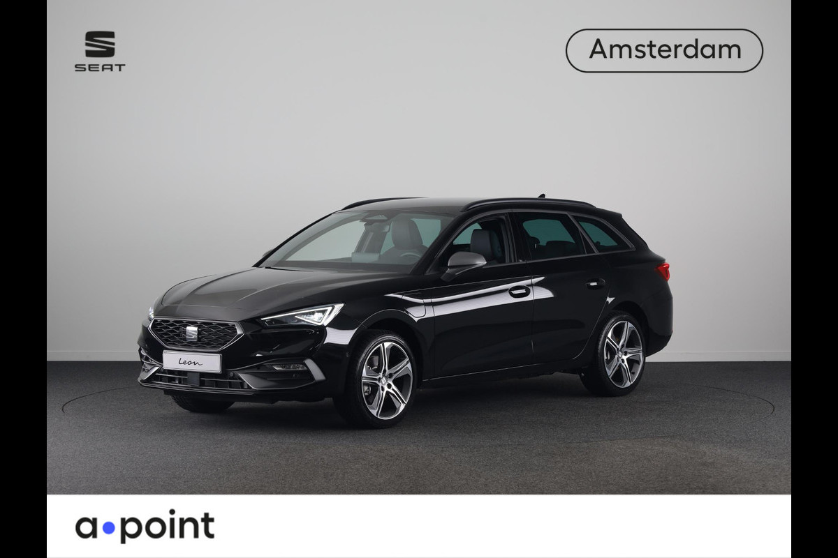 Seat Leon Sportstourer 1.5 TSI e-Hybrid FR Business |  Safe & Driving Pack | Velgen 'Performance Aero', 18 inch lichtmetaal | Midnight Black Metallic