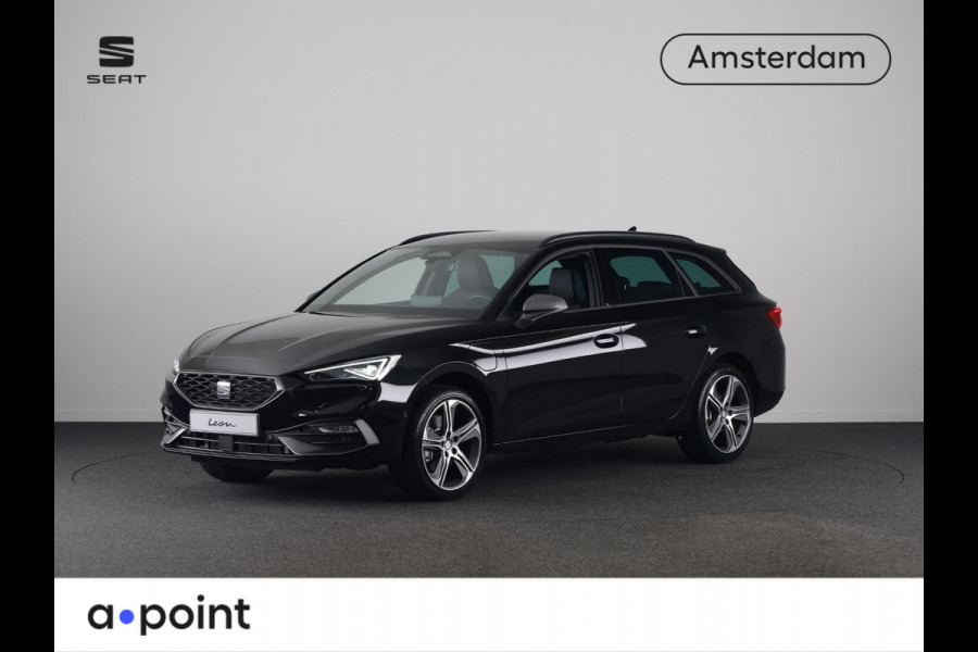 Seat Leon Sportstourer 1.5 TSI e-Hybrid FR Business |  Safe & Driving Pack | Velgen 'Performance Aero', 18 inch lichtmetaal | Midnight Black Metallic
