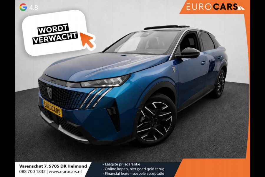 Peugeot 3008 1.2 Hybrid 136 e-DCS Aut. GT Exclusive Panoramadak Nappa leder + elektrische stoelen 360° Camera PDC VA Adaptive Cruise LED Matrix FOCAL Audio