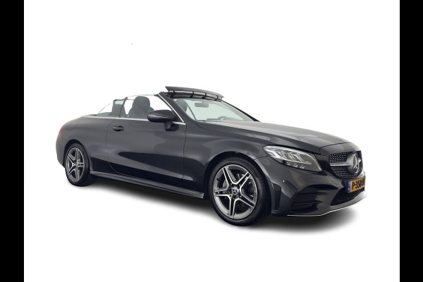 Mercedes-Benz C-Klasse Cabrio 200 AMG Line (INCL-BTW) Aut. *LEATHER-MICROFIBRE | FULL-LED | HEATED-SPORTSEATS | KEYLESS | AIRSCARF | NAVI-FULLMAP | DAB | CAMERA | AMBIENTLIGHT | AIRCAP | ECC | PDC | CRUISE | DRAFT-STOP | 18''ALU