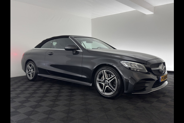 Mercedes-Benz C-Klasse Cabrio 200 AMG Line (INCL-BTW) Aut. *LEATHER-MICROFIBRE | FULL-LED | HEATED-SPORTSEATS | KEYLESS | AIRSCARF | NAVI-FULLMAP | DAB | CAMERA | AMBIENTLIGHT | AIRCAP | ECC | PDC | CRUISE | DRAFT-STOP | 18''ALU