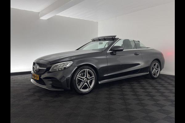 Mercedes-Benz C-Klasse Cabrio 200 AMG Line (INCL-BTW) Aut. *LEATHER-MICROFIBRE | FULL-LED | HEATED-SPORTSEATS | KEYLESS | AIRSCARF | NAVI-FULLMAP | DAB | CAMERA | AMBIENTLIGHT | AIRCAP | ECC | PDC | CRUISE | DRAFT-STOP | 18''ALU