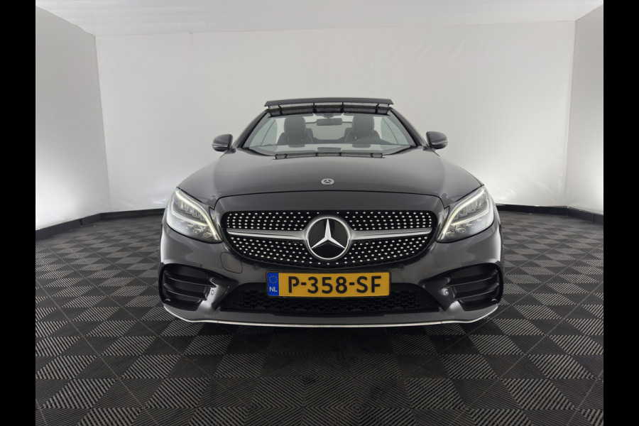 Mercedes-Benz C-Klasse Cabrio 200 AMG Line (INCL-BTW) Aut. *LEATHER-MICROFIBRE | FULL-LED | HEATED-SPORTSEATS | KEYLESS | AIRSCARF | NAVI-FULLMAP | DAB | CAMERA | AMBIENTLIGHT | AIRCAP | ECC | PDC | CRUISE | DRAFT-STOP | 18''ALU