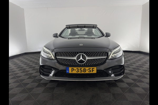 Mercedes-Benz C-Klasse Cabrio 200 AMG Line (INCL-BTW) Aut. *LEATHER-MICROFIBRE | FULL-LED | HEATED-SPORTSEATS | KEYLESS | AIRSCARF | NAVI-FULLMAP | DAB | CAMERA | AMBIENTLIGHT | AIRCAP | ECC | PDC | CRUISE | DRAFT-STOP | 18''ALU