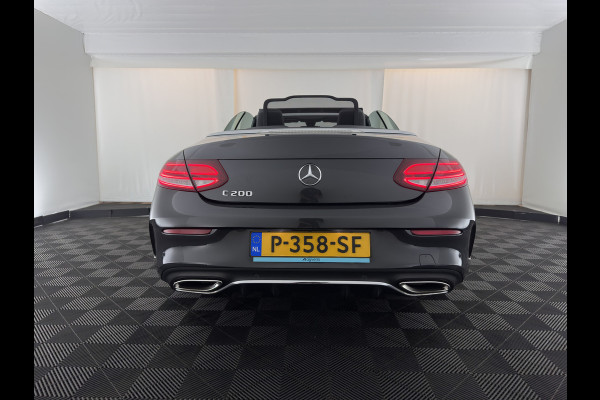 Mercedes-Benz C-Klasse Cabrio 200 AMG Line (INCL-BTW) Aut. *LEATHER-MICROFIBRE | FULL-LED | HEATED-SPORTSEATS | KEYLESS | AIRSCARF | NAVI-FULLMAP | DAB | CAMERA | AMBIENTLIGHT | AIRCAP | ECC | PDC | CRUISE | DRAFT-STOP | 18''ALU