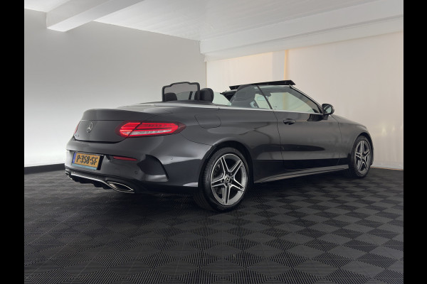 Mercedes-Benz C-Klasse Cabrio 200 AMG Line (INCL-BTW) Aut. *LEATHER-MICROFIBRE | FULL-LED | HEATED-SPORTSEATS | KEYLESS | AIRSCARF | NAVI-FULLMAP | DAB | CAMERA | AMBIENTLIGHT | AIRCAP | ECC | PDC | CRUISE | DRAFT-STOP | 18''ALU