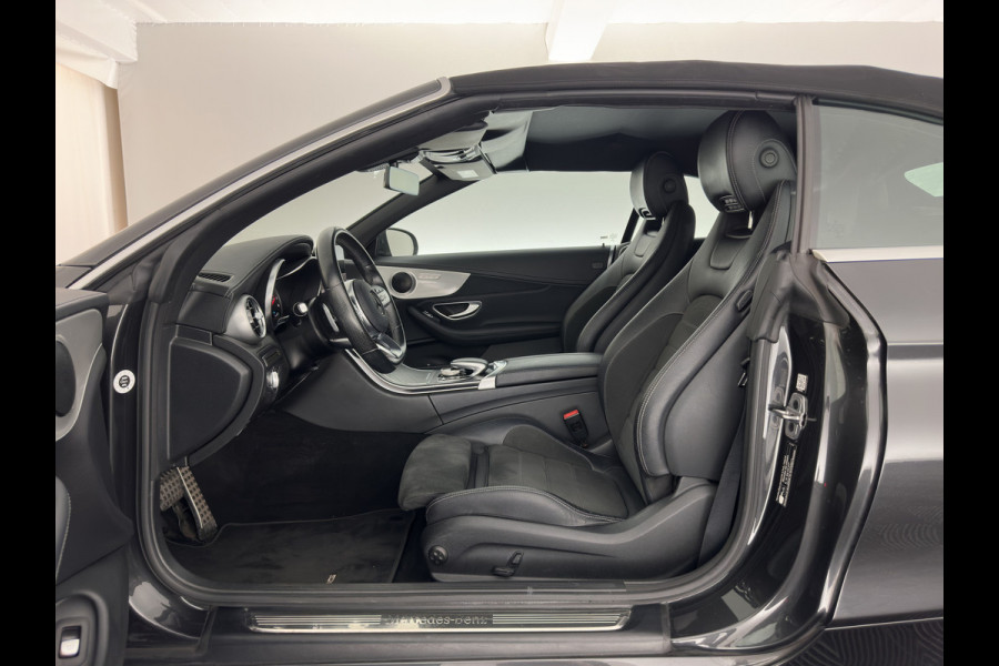 Mercedes-Benz C-Klasse Cabrio 200 AMG Line (INCL-BTW) Aut. *LEATHER-MICROFIBRE | FULL-LED | HEATED-SPORTSEATS | KEYLESS | AIRSCARF | NAVI-FULLMAP | DAB | CAMERA | AMBIENTLIGHT | AIRCAP | ECC | PDC | CRUISE | DRAFT-STOP | 18''ALU