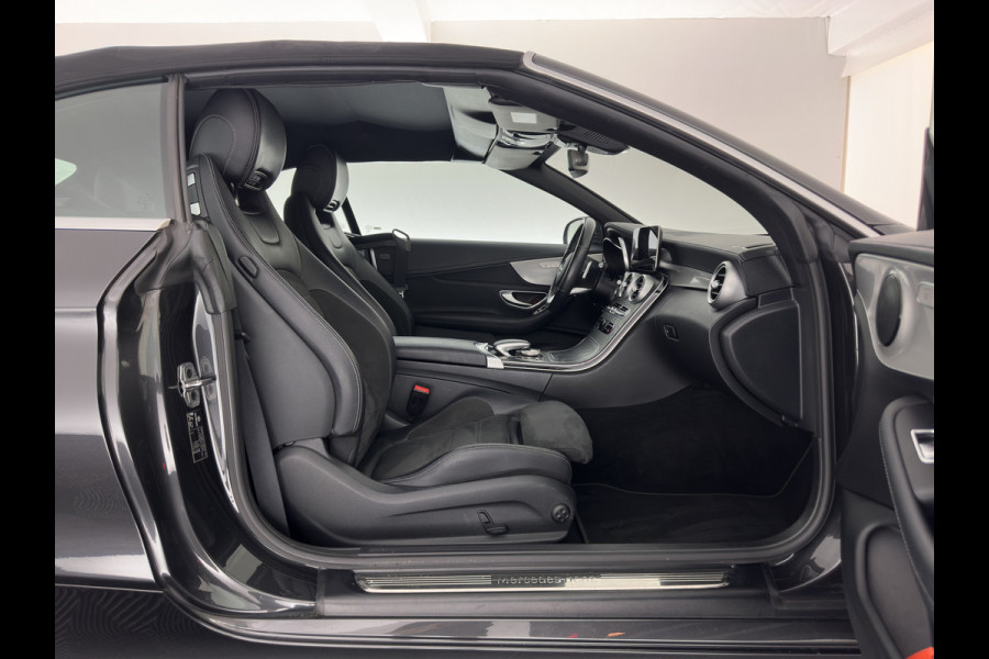 Mercedes-Benz C-Klasse Cabrio 200 AMG Line (INCL-BTW) Aut. *LEATHER-MICROFIBRE | FULL-LED | HEATED-SPORTSEATS | KEYLESS | AIRSCARF | NAVI-FULLMAP | DAB | CAMERA | AMBIENTLIGHT | AIRCAP | ECC | PDC | CRUISE | DRAFT-STOP | 18''ALU