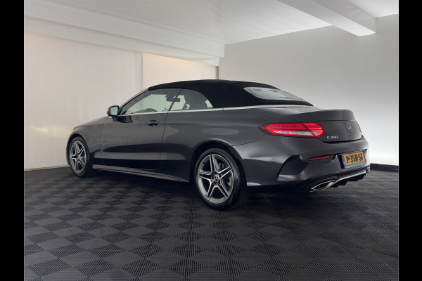Mercedes-Benz C-Klasse Cabrio 200 AMG Line (INCL-BTW) Aut. *LEATHER-MICROFIBRE | FULL-LED | HEATED-SPORTSEATS | KEYLESS | AIRSCARF | NAVI-FULLMAP | DAB | CAMERA | AMBIENTLIGHT | AIRCAP | ECC | PDC | CRUISE | DRAFT-STOP | 18''ALU