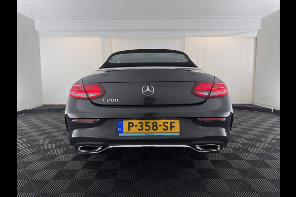 Mercedes-Benz C-Klasse Cabrio 200 AMG Line (INCL-BTW) Aut. *LEATHER-MICROFIBRE | FULL-LED | HEATED-SPORTSEATS | KEYLESS | AIRSCARF | NAVI-FULLMAP | DAB | CAMERA | AMBIENTLIGHT | AIRCAP | ECC | PDC | CRUISE | DRAFT-STOP | 18''ALU