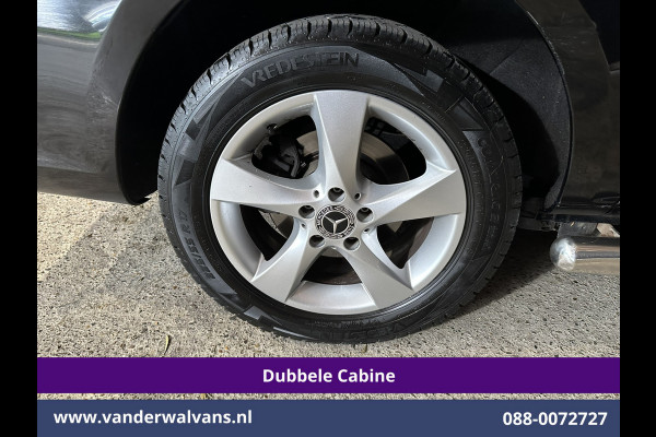 Mercedes-Benz Vito 116 CDI 164pk L2H1 Dubbele Cabine Euro6 Airco | 5-Zits | Navigatie | Camera | Cruisecontrol LM velgen, Trekhaak, Sidebars, Leder, Parkeersensoren, Dakdragers
