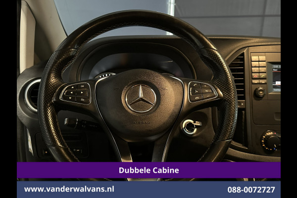Mercedes-Benz Vito 116 CDI 164pk L2H1 Dubbele Cabine Euro6 Airco | 5-Zits | Navigatie | Camera | Cruisecontrol LM velgen, Trekhaak, Sidebars, Leder, Parkeersensoren, Dakdragers