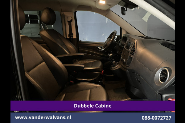 Mercedes-Benz Vito 116 CDI 164pk L2H1 Dubbele Cabine Euro6 Airco | 5-Zits | Navigatie | Camera | Cruisecontrol LM velgen, Trekhaak, Sidebars, Leder, Parkeersensoren, Dakdragers