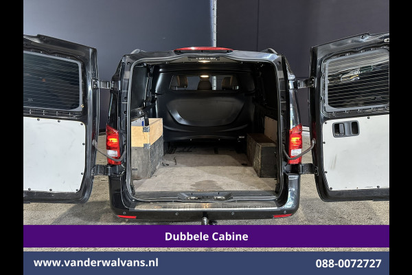 Mercedes-Benz Vito 116 CDI 164pk L2H1 Dubbele Cabine Euro6 Airco | 5-Zits | Navigatie | Camera | Cruisecontrol LM velgen, Trekhaak, Sidebars, Leder, Parkeersensoren, Dakdragers