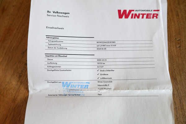 Volkswagen up! 1.0 BMT high up! AUTOMAAT AIRCO BLUETOOTH PDC '18