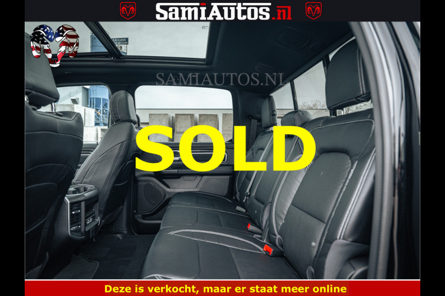 Dodge Ram SPORT | 5.7 V8 4x4 HEMI | PANORAMA DAK | GROOTSCHERM 12 INCH | LPG | Diamond Black Pearl | CREW CAB | DUBBELE CABINE | 5 PERSOONS | DC | VOORRAAD NR 2554 - 6048 | De specialist in Amerikaanse pick‑ups in Nederland en Europa.