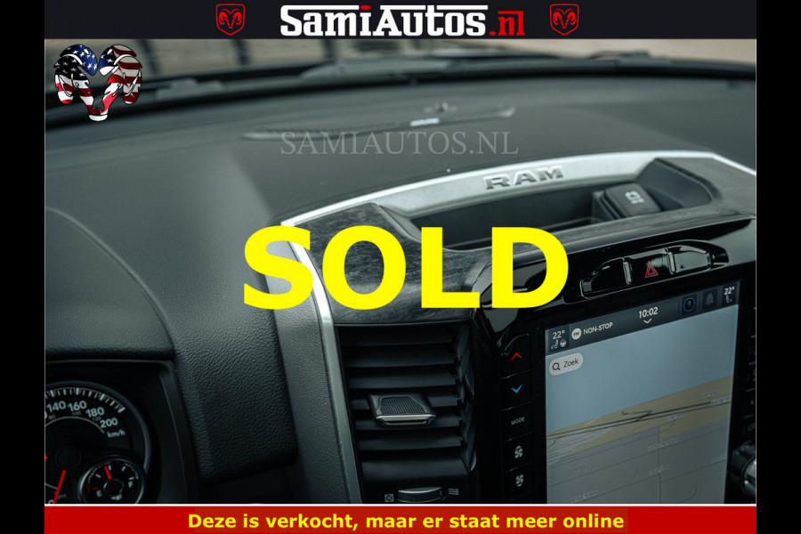 Dodge Ram SPORT | 5.7 V8 4x4 HEMI | PANORAMA DAK | GROOTSCHERM 12 INCH | LPG | Diamond Black Pearl | CREW CAB | DUBBELE CABINE | 5 PERSOONS | DC | VOORRAAD NR 2554 - 6048 | De specialist in Amerikaanse pick‑ups in Nederland en Europa.