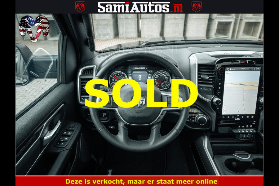 Dodge Ram SPORT | 5.7 V8 4x4 HEMI | PANORAMA DAK | GROOTSCHERM 12 INCH | LPG | Diamond Black Pearl | CREW CAB | DUBBELE CABINE | 5 PERSOONS | DC | VOORRAAD NR 2554 - 6048 | De specialist in Amerikaanse pick‑ups in Nederland en Europa.