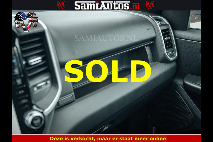 Dodge Ram SPORT | 5.7 V8 4x4 HEMI | PANORAMA DAK | GROOTSCHERM 12 INCH | LPG | Diamond Black Pearl | CREW CAB | DUBBELE CABINE | 5 PERSOONS | DC | VOORRAAD NR 2554 - 6048 | De specialist in Amerikaanse pick‑ups in Nederland en Europa.
