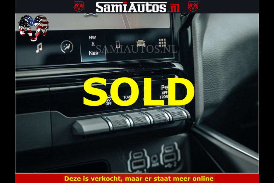 Dodge Ram SPORT | 5.7 V8 4x4 HEMI | PANORAMA DAK | GROOTSCHERM 12 INCH | LPG | Diamond Black Pearl | CREW CAB | DUBBELE CABINE | 5 PERSOONS | DC | VOORRAAD NR 2554 - 6048 | De specialist in Amerikaanse pick‑ups in Nederland en Europa.