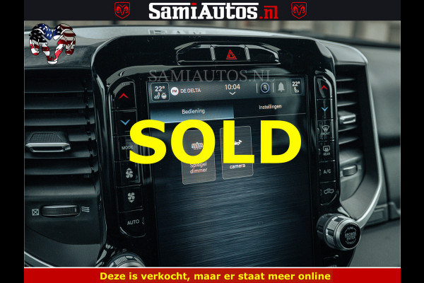 Dodge Ram SPORT | 5.7 V8 4x4 HEMI | PANORAMA DAK | GROOTSCHERM 12 INCH | LPG | Diamond Black Pearl | CREW CAB | DUBBELE CABINE | 5 PERSOONS | DC | VOORRAAD NR 2554 - 6048 | De specialist in Amerikaanse pick‑ups in Nederland en Europa.