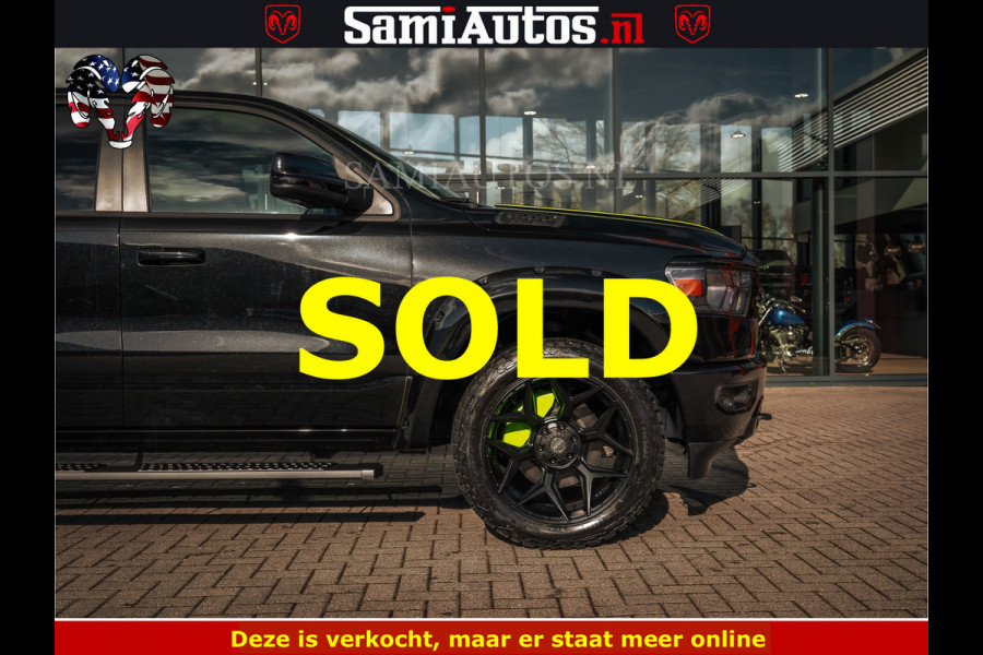 Dodge Ram SPORT | 5.7 V8 4x4 HEMI | PANORAMA DAK | GROOTSCHERM 12 INCH | LPG | Diamond Black Pearl | CREW CAB | DUBBELE CABINE | 5 PERSOONS | DC | VOORRAAD NR 2554 - 6048 | De specialist in Amerikaanse pick‑ups in Nederland en Europa.