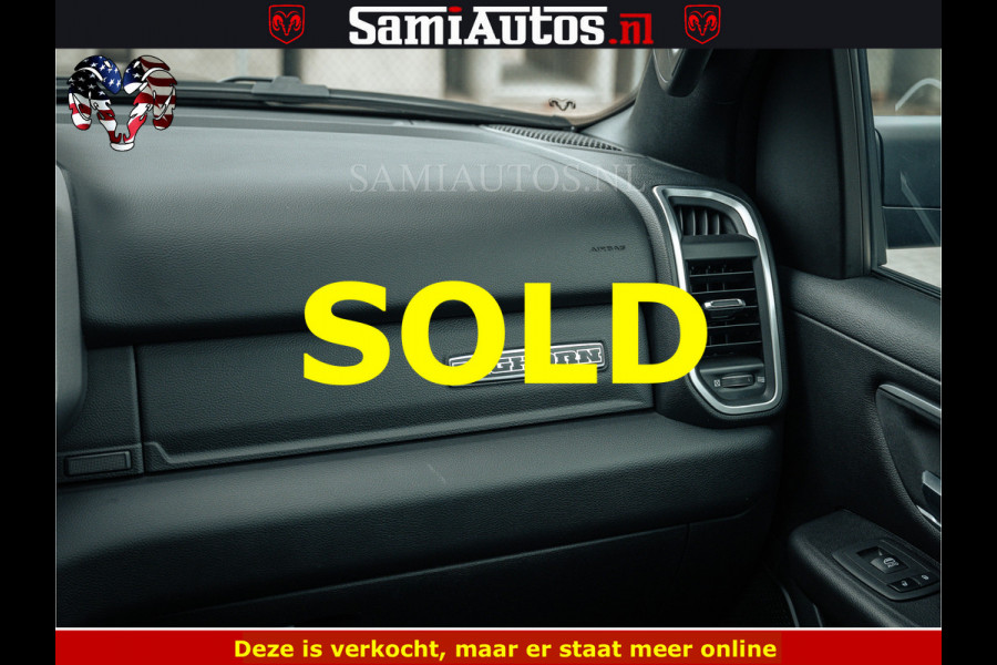 Dodge Ram SPORT | 5.7 V8 4x4 HEMI | PANORAMA DAK | GROOTSCHERM 12 INCH | LPG | Diamond Black Pearl | CREW CAB | DUBBELE CABINE | 5 PERSOONS | DC | VOORRAAD NR 2554 - 6048 | De specialist in Amerikaanse pick‑ups in Nederland en Europa.