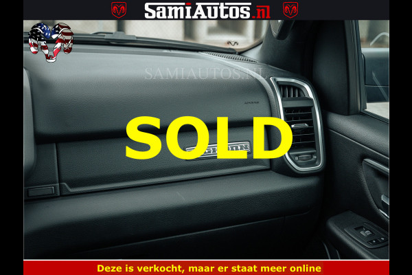 Dodge Ram SPORT | 5.7 V8 4x4 HEMI | PANORAMA DAK | GROOTSCHERM 12 INCH | LPG | Diamond Black Pearl | CREW CAB | DUBBELE CABINE | 5 PERSOONS | DC | VOORRAAD NR 2554 - 6048 | De specialist in Amerikaanse pick‑ups in Nederland en Europa.