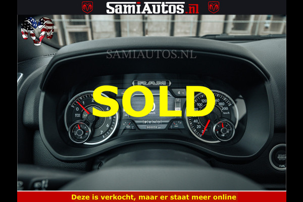 Dodge Ram SPORT | 5.7 V8 4x4 HEMI | PANORAMA DAK | GROOTSCHERM 12 INCH | LPG | Diamond Black Pearl | CREW CAB | DUBBELE CABINE | 5 PERSOONS | DC | VOORRAAD NR 2554 - 6048 | De specialist in Amerikaanse pick‑ups in Nederland en Europa.