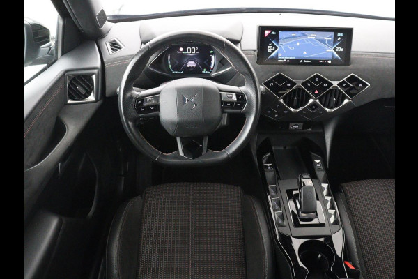 DS DS 3 Crossback E-Tense Performance Line+ 50 kWh | SOH 92,3% | Warmtepomp | Matrix LED | Alcantara | Side Assist | Camera | Carplay | Keyless | Navigatie | DAB | Climate control | Cruise control