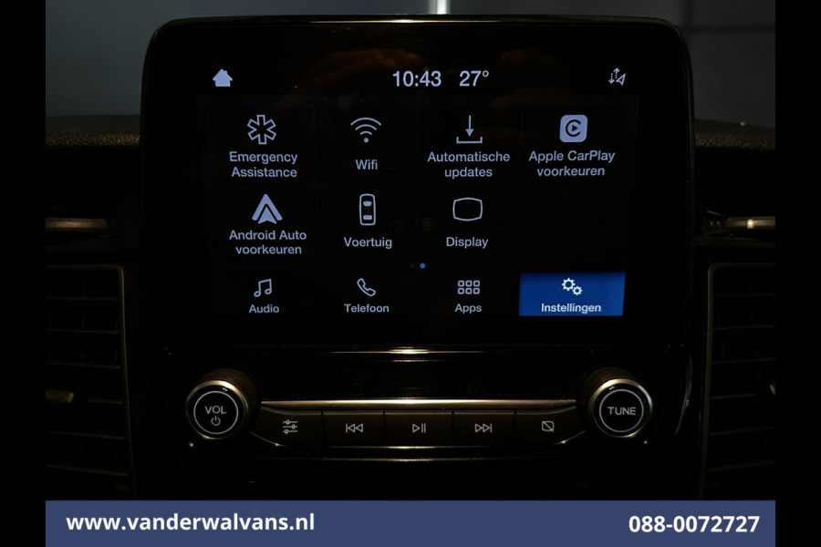 Ford Transit Custom 2.0 TDCI 170pk L1H1 Euro6 Airco | Camera | LED | Apple Carplay | Cruisecontrol | Raptor grill | Leder Android Auto, LM velgen, Verwarmde voorruit, Parkeersensoren, Bijrijdersbank, 2500kg trekvermogen