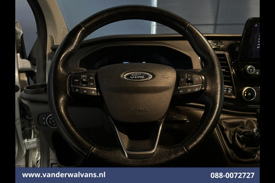 Ford Transit Custom 2.0 TDCI 170pk L1H1 Euro6 Airco | Camera | LED | Apple Carplay | Cruisecontrol | Raptor grill | Leder Android Auto, LM velgen, Verwarmde voorruit, Parkeersensoren, Bijrijdersbank, 2500kg trekvermogen