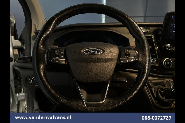 Ford Transit Custom 2.0 TDCI 170pk L1H1 Euro6 Airco | Camera | LED | Apple Carplay | Cruisecontrol | Raptor grill | Leder Android Auto, LM velgen, Verwarmde voorruit, Parkeersensoren, Bijrijdersbank, 2500kg trekvermogen