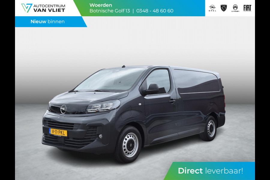 Opel Vivaro L3 75 kWh | tot 8 jaar garantie | Laadruimtebetimmering | Navi incl. Apple Carplay | camera | dodehoek detectie | parkeersensoren voor & achter | Comfort tussenschot | rijklaarprijs