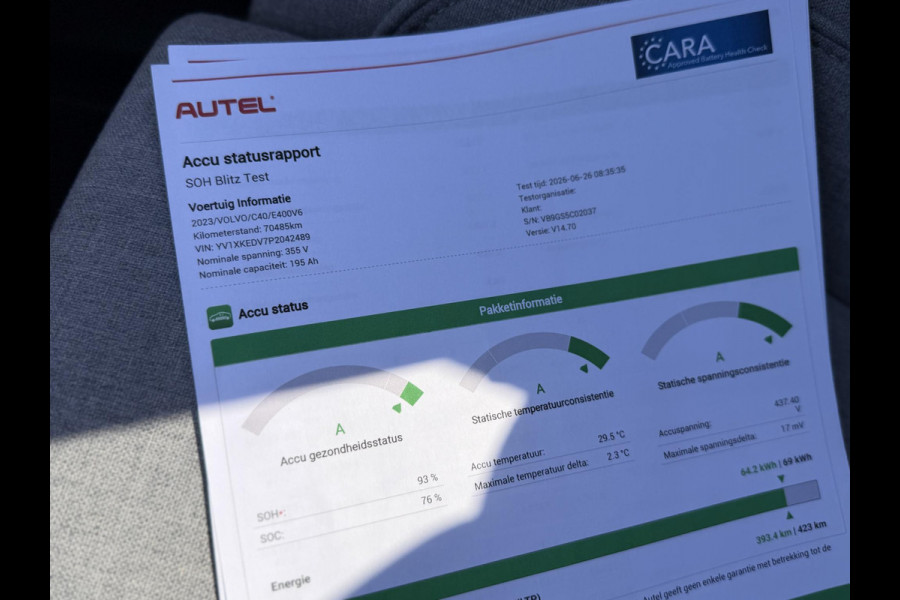 Volvo C40 Twin Motor Performance Ultra 82 kWh VAN: 32.900,- VOOR: 30.877,- UW WKVOORDEEL: 2.023,-| SOH 93% | 360 CAMERA| ELEK. STOELEN| HARMAN KARDON| BOMVOL