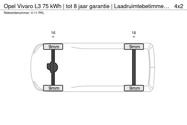 Opel Vivaro L3 75 kWh | tot 8 jaar garantie | Laadruimtebetimmering | Navi incl. Apple Carplay | camera | dodehoek detectie | parkeersensoren voor & achter | Comfort tussenschot | rijklaarprijs