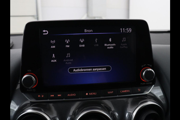 Nissan Juke 1.0 DIG-T N-Connecta | Carplay | Navigatie | Camera | Keyless | Full LED | Parkeerhulp | Climate control | DAB | Bluetooth | Cruise control