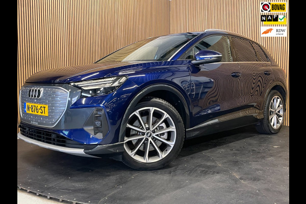 Audi Q4 e-tron 40 Launch Edition Advanced Plus 77 kWh|91%SOH|VOLLEDER|PANO|ACC|CARPLAY|CAMERA|CLIMATE+CRUISE CONTROL|NAP|NL|IN.BTW