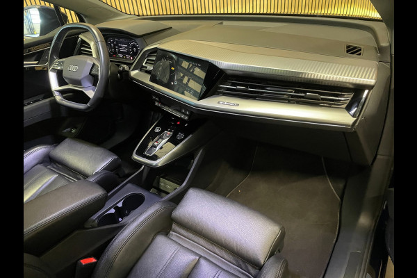 Audi Q4 e-tron 40 Launch Edition Advanced Plus 77 kWh|91%SOH|VOLLEDER|PANO|ACC|CARPLAY|CAMERA|CLIMATE+CRUISE CONTROL|NAP|NL|IN.BTW