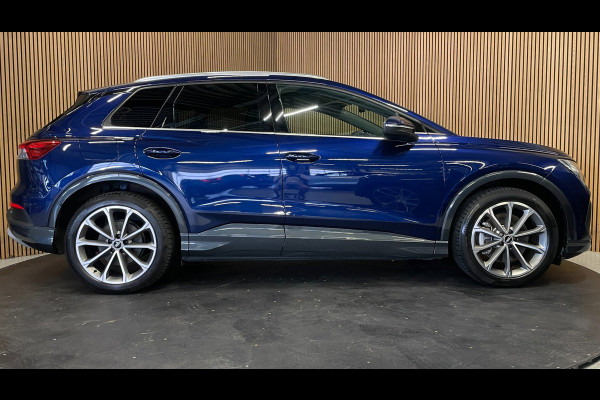 Audi Q4 e-tron 40 Launch Edition Advanced Plus 77 kWh|91%SOH|VOLLEDER|PANO|ACC|CARPLAY|CAMERA|CLIMATE+CRUISE CONTROL|NAP|NL|IN.BTW